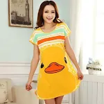 Milk Silk Short-sleeved Nightdress Ladies Pajamas. Experience luxurious comfort and a peaceful night's sleep in this sof — photo 6