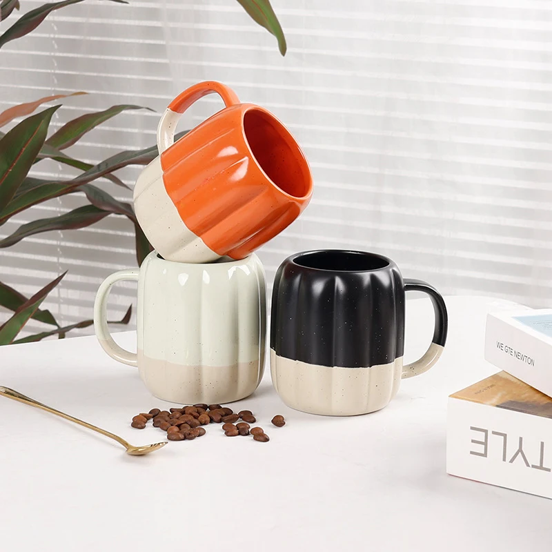 Fashion Pumpkin Ceramic Milk Coffee Cup. Enjoy your coffee or milk in this stylish and unique cup. A perfect gift for an — photo 15