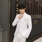 Jaqueta Masculina Casual Coreana Slim Fit Tendência Moderna Para Homens Que Buscam Estilo e Conforto em Todas as Ocasiões — foto 1