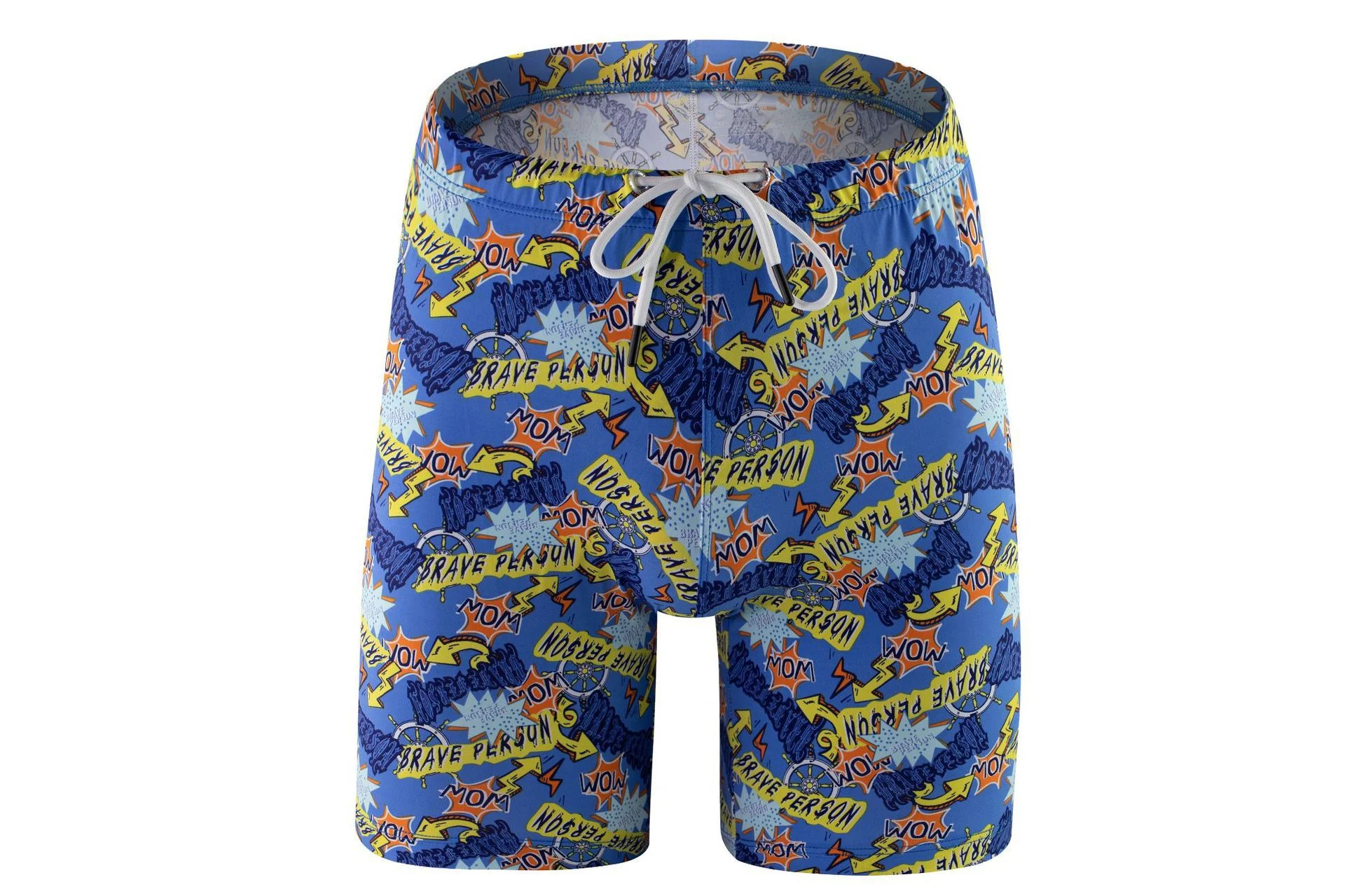 Title 6, Shorts de natação esportivos estampados masculinos