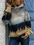 Sudadera estampada de manga larga con cuello redondo — foto 10