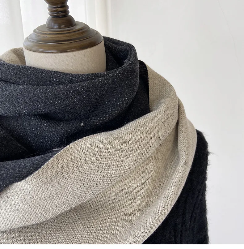 Title 6, New Scarf Autumn And Winter Popular Color Match...