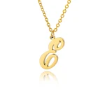 Colar com 26 Letras do Alfabeto Inglês em Aço Inoxidável. Presente Personalizado e Elegante para expressar seu nome ou iniciais. — foto 21