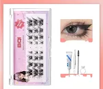 False eyelashes 3rows plus kit