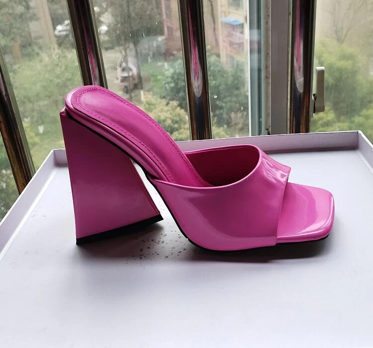 Catwalk Fashion Sandals And Slippers for women, featuring high-heels, printed design, and fish mouth style, perfect for — photo 6