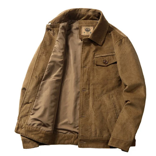 Title 5, Mens Corduroy Retro Workwear Jacket, a durable...