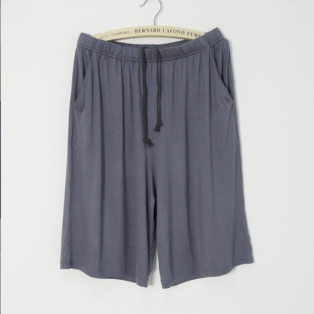 Shorts d'été grande taille pour hommes décontractés maison amples cinquième pantalon fin confortables et légers parfaits pour la maison — photo 16