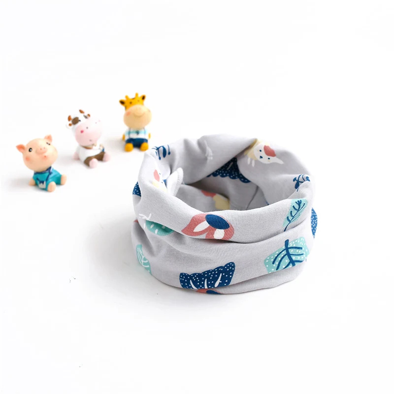 Boys' Casual Cotton Warm Printed Scarf providing comfort and warmth during cold weather. Stylish and practical, perfect — photo 4