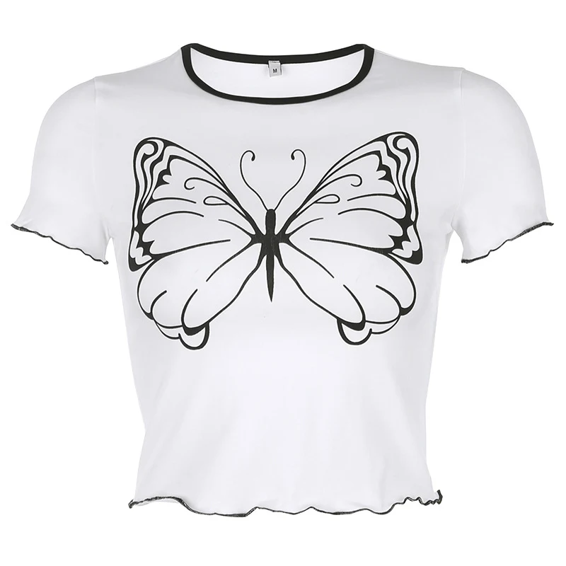 Title 6, Cropped All-match Bottoming Shirt Slanke Top me...