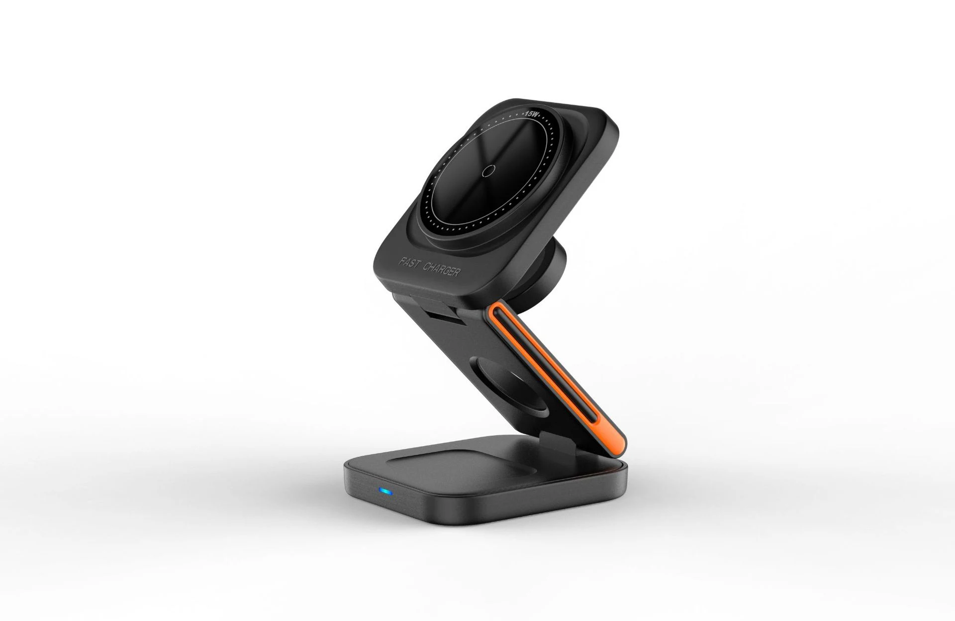Title 6, Folding Bracket Three-in-one Wireless Charger C...