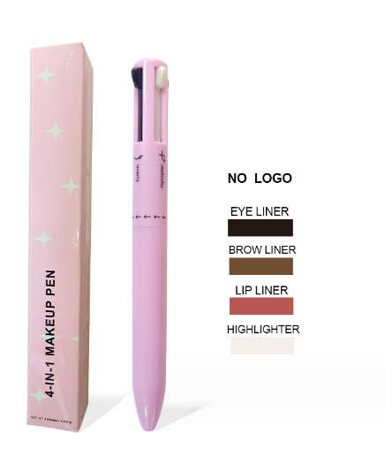 Four-in-One Cosmetic Brush for Lip Liner, Highlighter, Eyeliner, and Eyebrow Pencil – Simplify Your Beauty Routine with — photo 9
