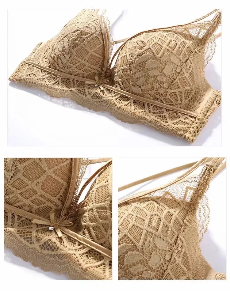 Title 10, Conjunto de roupa íntima sem aros sexy para uma...
