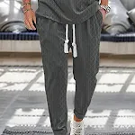Jacquard Plus Size Drawstring Casual Pants Men's Summer. Comfortable and stylish for warm weather. Easy fit and breathab — photo 1