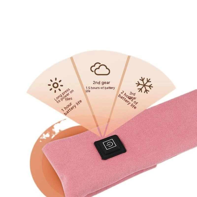 Title 10, Polyester Smart Heating Scarf Charging Winter M...