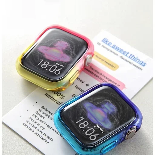Title 2, Frosted Protective Electroplated Watch Case off...