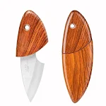 Portable Knife with Shell Wood Grain — photo 9