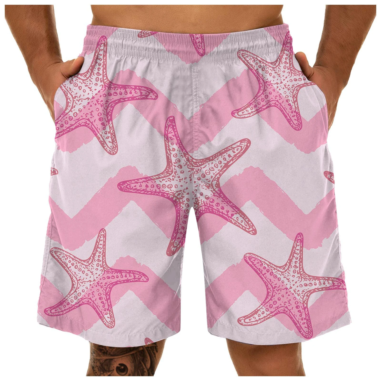 Men's Fashion Casual Print Sports Quick Dry Beach Pants – Comfortable and Versatile for Summer Activities — photo 3