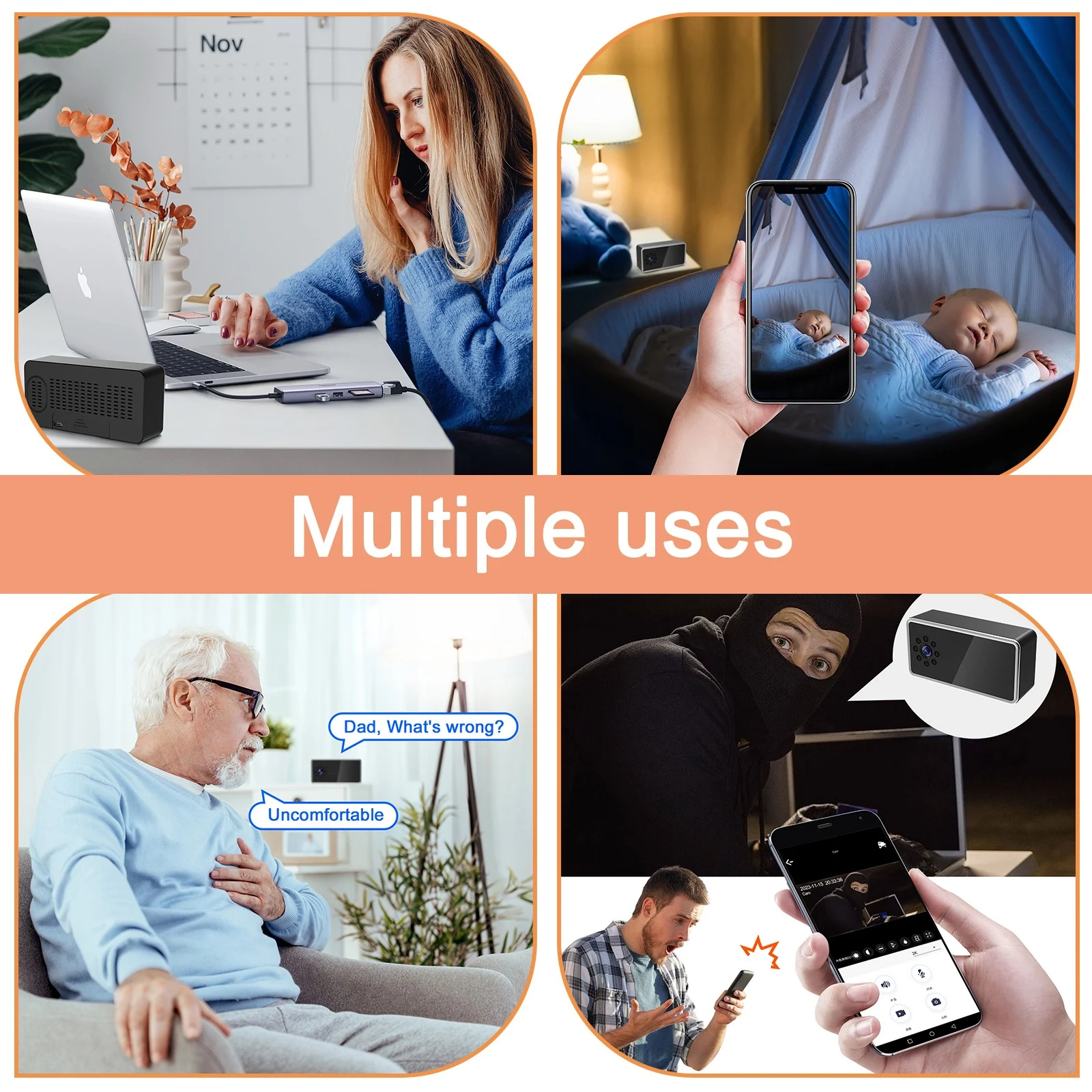 Title 3, Wireless Network Surveillance Camera Household ...