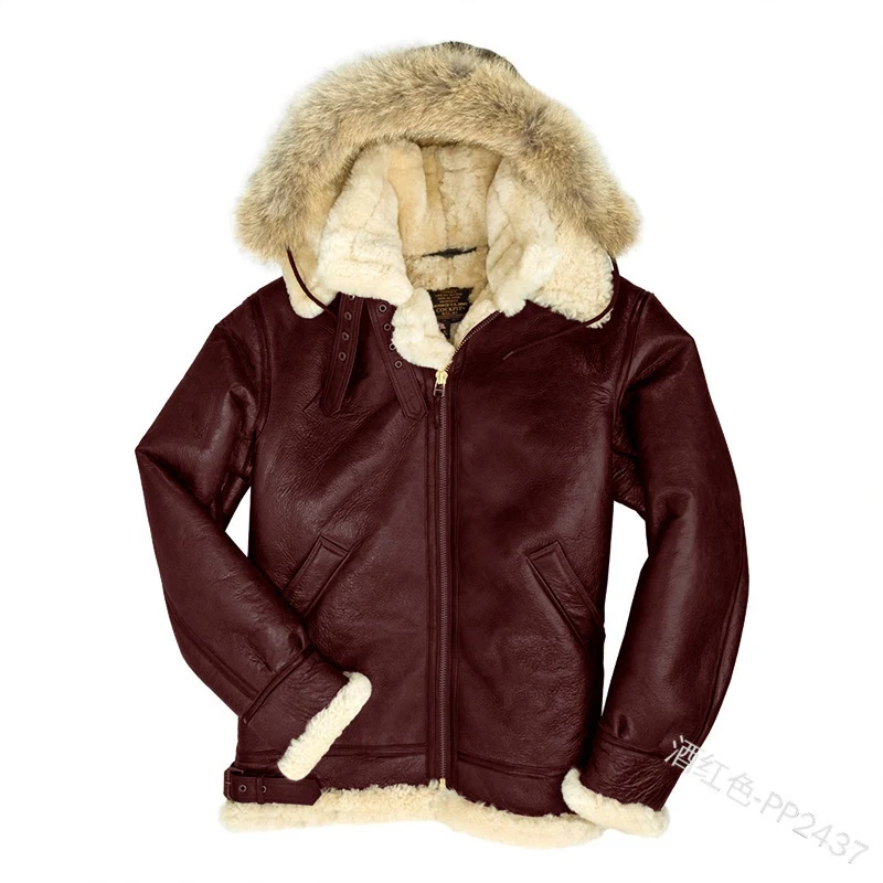 Title 6, Mens Fur Integrated Padded Jacket New Coat War...