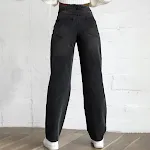 Pantalones vaqueros de mujer con rotos elegantes, cómodos y modernos. Disfruta del estilo casual y la libertad de movimiento con estos jeans. — foto 4