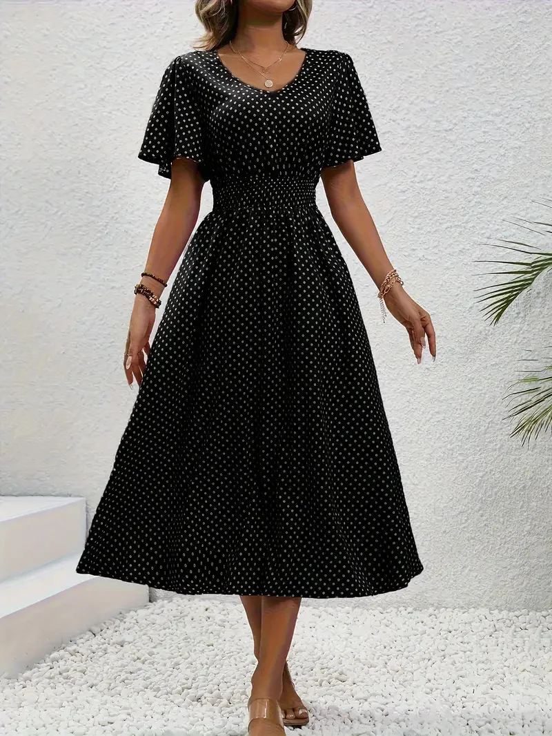 Title 16, Womens Small Floral Print Short Sleeve Dress, ...