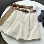 Calças Casuais de Cintura Alta, Perna Larga e Reta, Soltas e Slim. Conforto e Estilo para o Dia a Dia, Perfeitas para um Look Despojado. — foto 5
