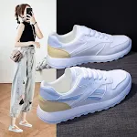 Tênis feminino novo de malha respirável, casual, combina com tudo, sola grossa, conforto e estilo para o dia a dia. — foto 2