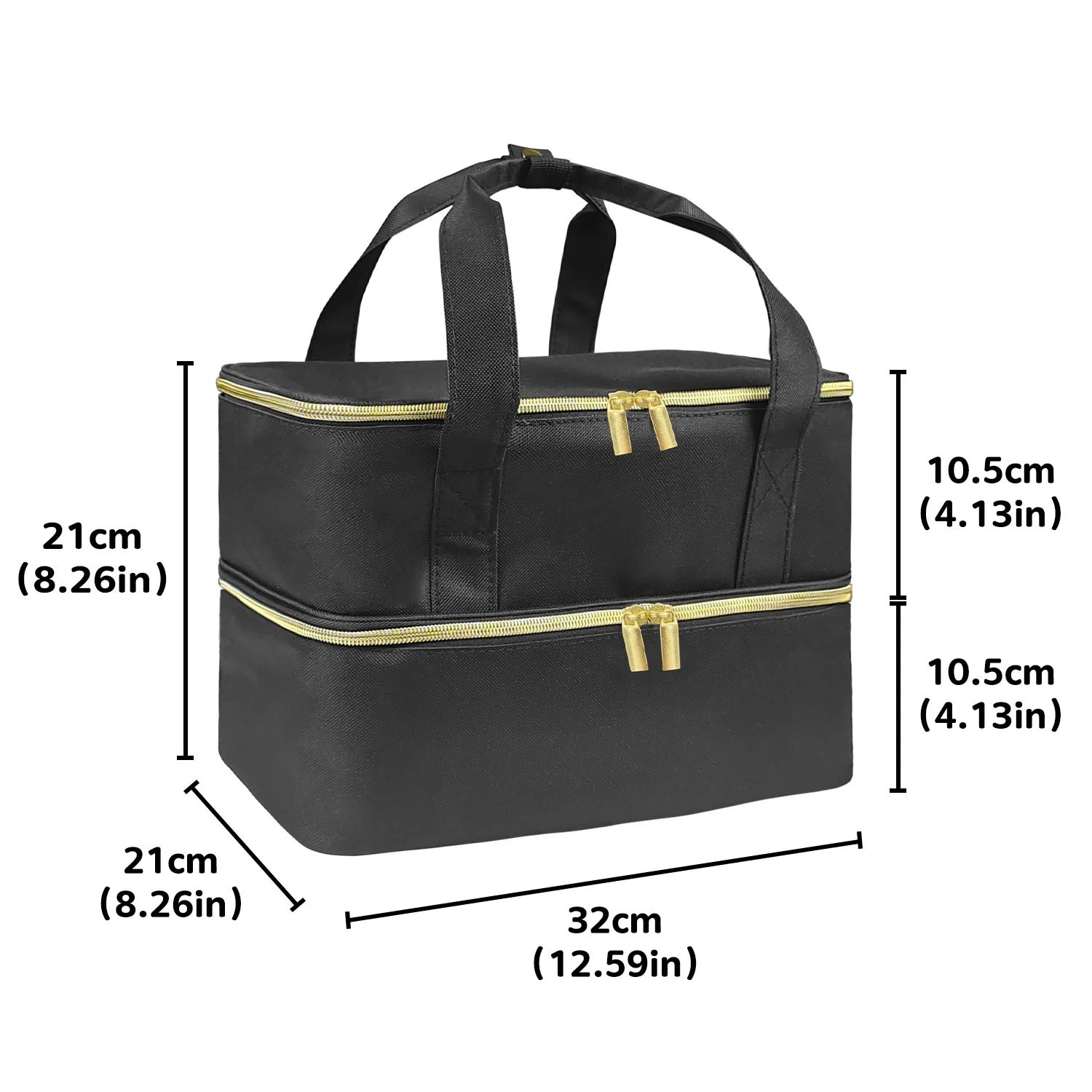 Title 5, Bolsa de armazenamento portátil de dupla camada...