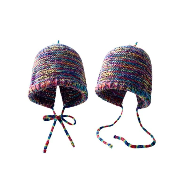 Dopamine Hat Women's Retro Knitted Warm — photo 10
