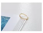 Anel ajustável com design vazado, conforto e estilo. Ajuste perfeito, ideal para uso diário, leve e moderno. Experimente a elegância. — foto 1