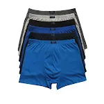 Cuecas boxer masculinas de cintura alta e corte solto. Conforto superior e liberdade de movimento garantidos. Perfeitas para o dia a dia. — foto 2
