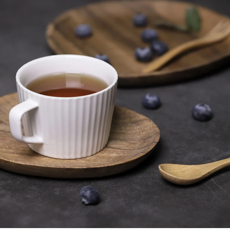 Title 9, Walnut snack plate sushi plate irregular tea pl...