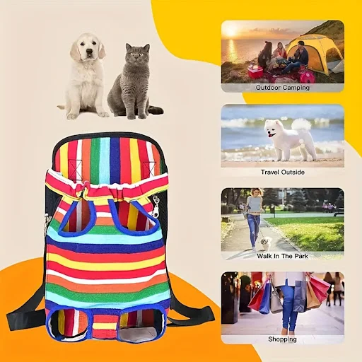 1pc,Cat and Dog Pet Backpack, Cat and Dog Travel Pet Bag, Breathable Shoulder Portable Bag, Pet Supplies — photo 6