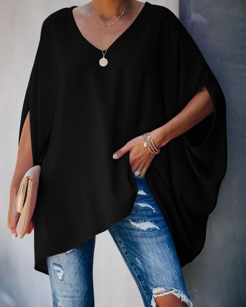Title 12, European and American Womens Loose Personality...