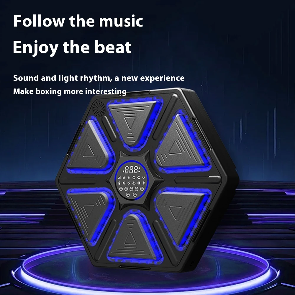 Alvo de Boxe Eletrônico Musical Inteligente para Treino em Casa com Ritmo Pendurado. Melhora ritmo, reações e condicionamento físico. — foto 5