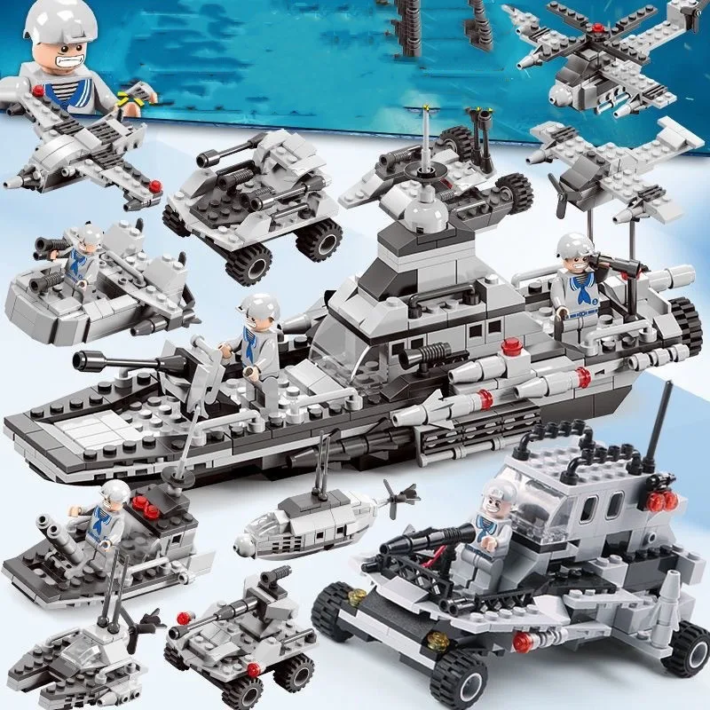 Title 5, Building Blocks Aircraft Carrier Military Battl...