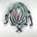 Men's Keffiyeh Jacquard Square Scarf Dubai Middle East Muslim Saudi Arabia Versatile Headwear for Sun Protection and Sty — photo 2