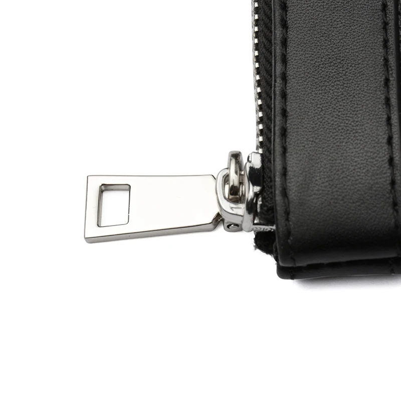 Erkek deri kareli clutch üst katman sığır derisi cüzdan, şık ve dayanıklı. Nakit, kart ve daha fazlasını güvenle taşıyın. — Fotoğraf 2