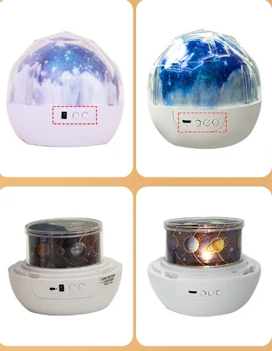 Title 2, Romantic Starry Sky Projector Bedroom Night Lig...