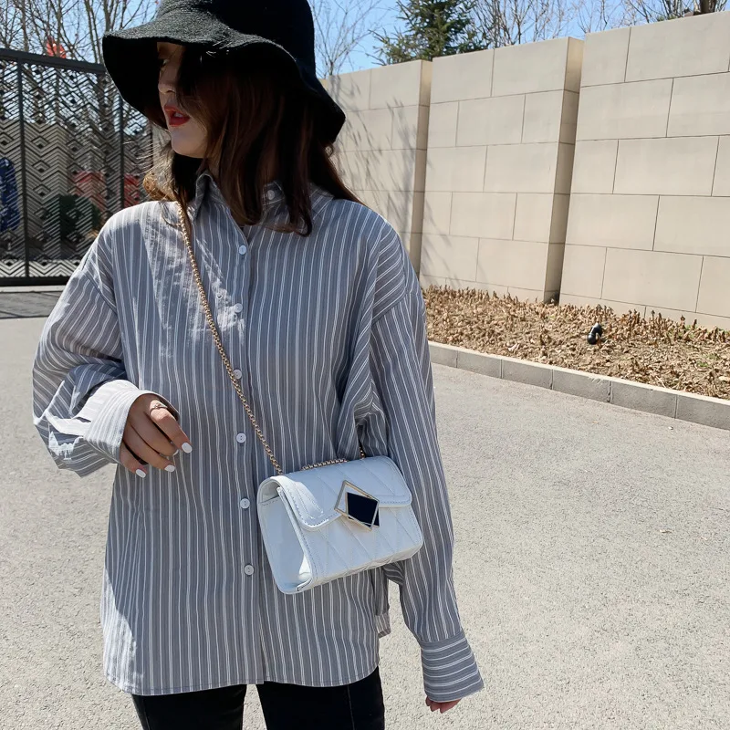 Messenger Bag Rhombic Chain Fashion – Small Square Bag, a stylish crossbody bag for women, perfect for everyday essentia — photo 6