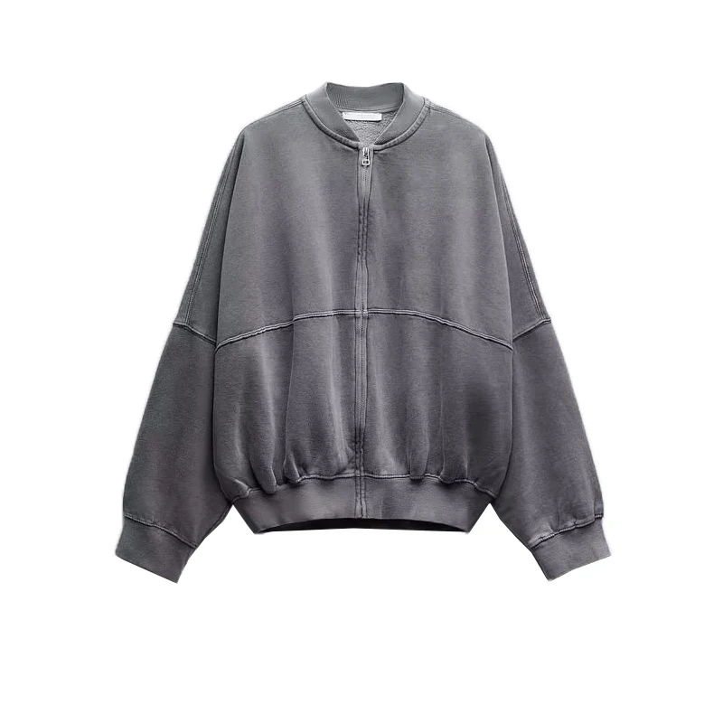 Dames Zipper Pilotjack – Stijlvol en Functioneel. Deze jas biedt comfort en een moderne uitstraling. Perfect voor dagelijks gebruik en diverse weersomstandigheden. Een must-have! — foto 7