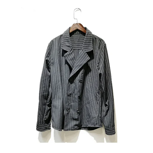 Title 1, Slim Fit Striped Shirt for Men. Enhance Your St...