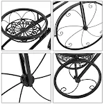 Suporte para Plantas Triciclo Carrinho de Flores Ideal para Jardim Doméstico e Pátio. Decore com Charme e Elegância. — foto 7