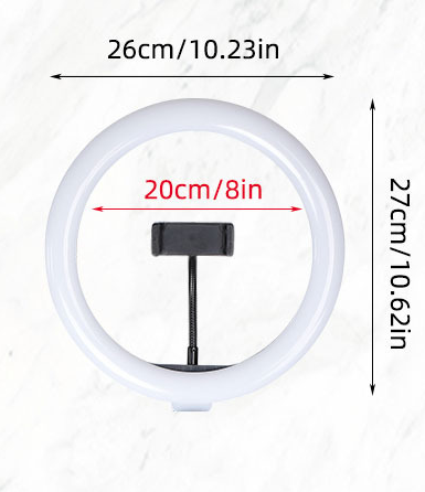 Title 5, 10 Inch 26Cm Ring Beauty Light for Makeup and S...