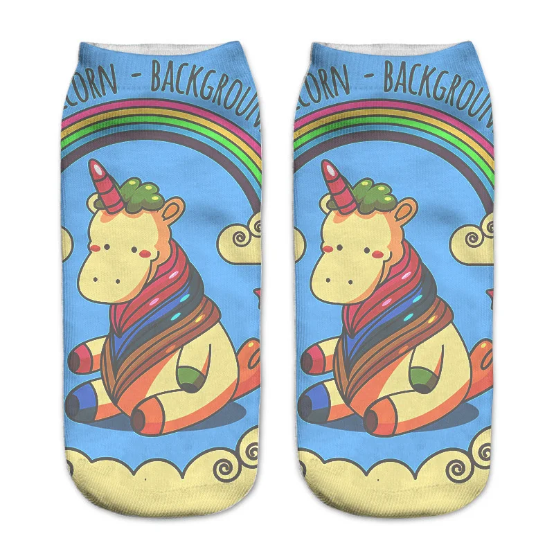 Title 1, Womens 3D Digital Printed Socks. Custom design...