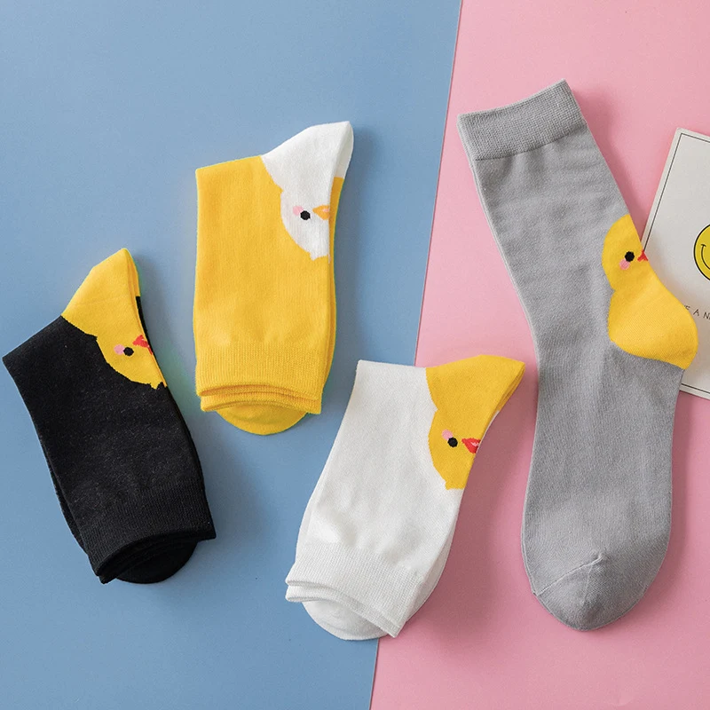 Title 3, Adorable little yellow chicken in tube socks! T...