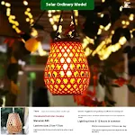 2 Bamboo Candle Light