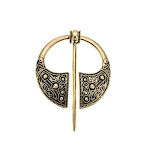 Pin Viking Vintage com Fivela de Metal. Perfeito para colecionar ou usar como acessório estiloso. Design autêntico e com tema nórdico. — foto 5