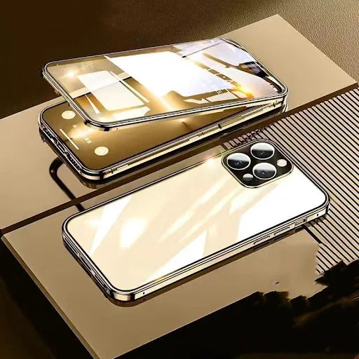 Title 4, 14 Mobile Phone Case Double Sided Magnetic Glas...