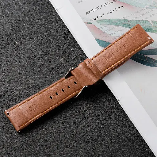 Title 3, 22mm Strap Real Cowhide Watch With Accessories ...